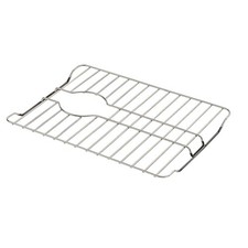SunnyPoint 304 Stainless Steel Sink Protector Rack Rear Drain Hole