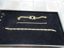 Stunning Park Lane Bracelets (3 Goldtone/Rose GoldTone Rhinestones