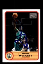 Signed Basketball Card Auto Walter Mccarty 2003-04 Bazooka #119 Boston Celtics