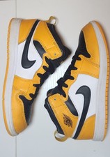 Air Jordan 1 Retro OG Taxi Shoes Youth Size 3Y High Top Nike AQ2664-711