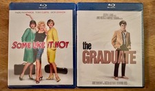 2x BLU-RAY SEALED: SOME LIKE IT HOT / THE GRADUATE / HOFFMAN / MONROE