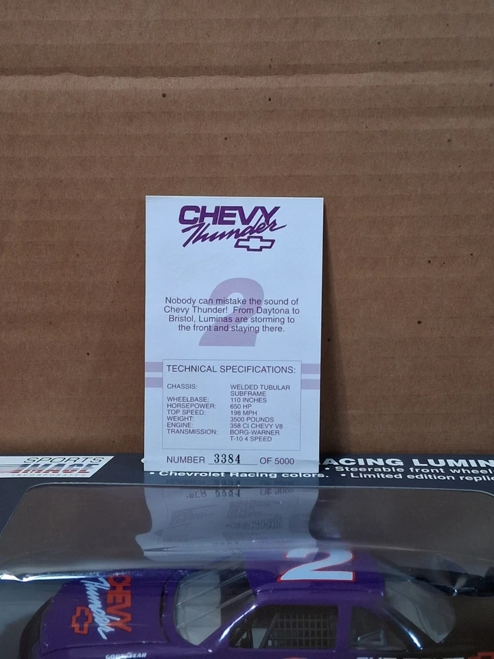 Chevrolet Racing Lumina 1994 con monograma Revell imagen deportiva oxidada Wallace #2 Foto 3 de 4