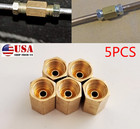 Car Brake Line Unions Adapter Fitting For 3/16 Tube 3/8-24 Thread Inverted Flare