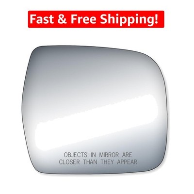Fit Perfectly T100 Passenger Mirror Glass - 5 5/16'' x 6 1/4'' with Chrome Finish