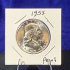 1955 Franklin Half Dollar 50C Proof United States US Coin Uncertified