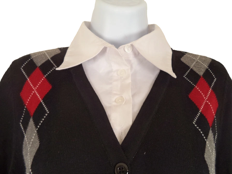 Suéter Elementz negro para mujer. PM. Manga larga. 60 % algodón/32 % acrílico/3 % spa Foto 2 de 4