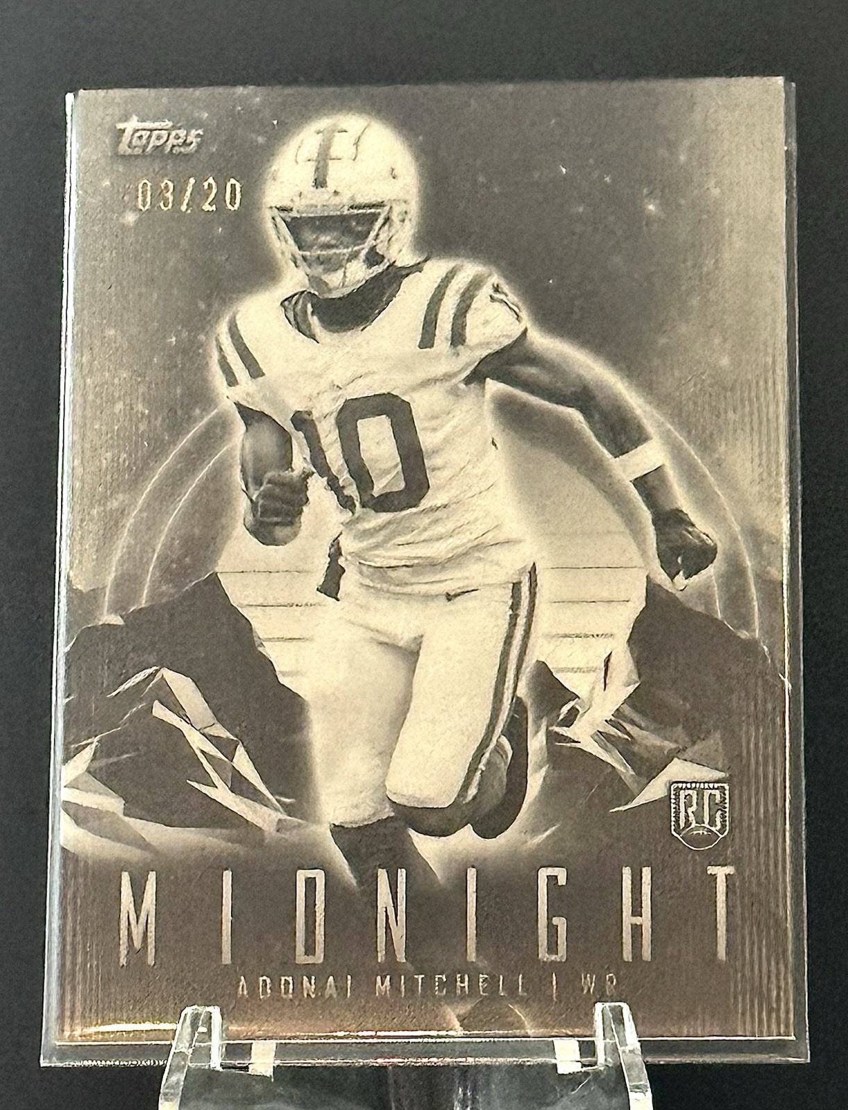 Adonai Mitchell Topps Midnight #42 Equinox