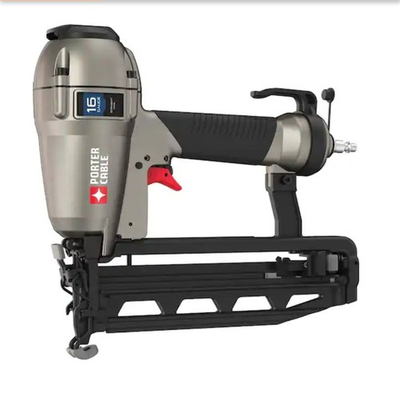 #ad #ad PORTER CABLE FN250C 16GA Finish Nail Gun Straight 70 120 PSI Silver Black $119.99