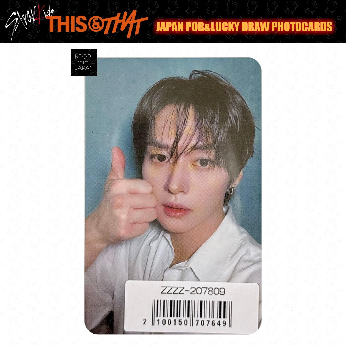 Stray Kids THIS & THAT LUCKY DRAW POB JAPAN Photocard JYP HMV