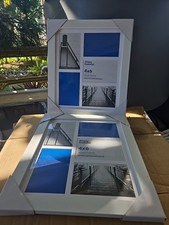 Set Of 2 13x15" Frame White Picture, Simply Essential Frame Width 1". New