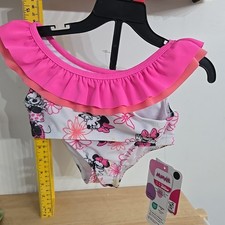 Disney Junior Minnie Mouse 2 Piece Swimsuit UPF 50 , 2T NWT