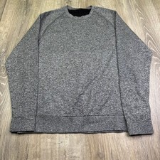 Lululemon Mens Heather Gray Warmth Crew Neck Wool Pullover Sweatshirt Size L