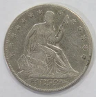 SEATED LIBERTY HALF DOLLAR 50 CENTS 1853 90% SILVER U.S MINT ISSUED COIN 🌈⭐🌈
