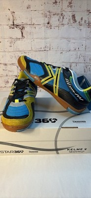 Kelme Star 360 Blue/Yellow Low Top Lace Up Athletic Sneakers