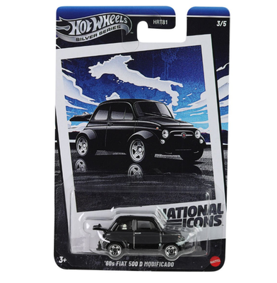 Hot Wheels Silver Series Vintage Racing 60S Fiat 500D Modificado