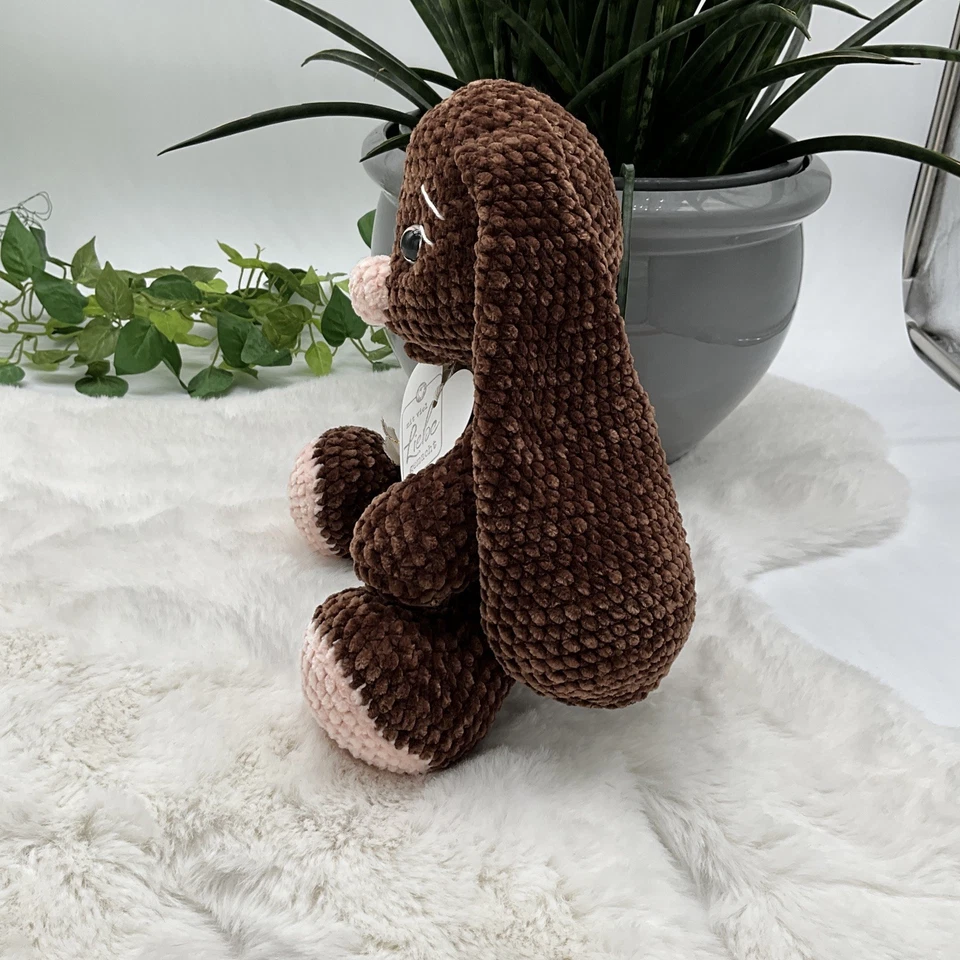 Häkeltier Kuscheltier Häkelarbeit Amigurumi gehäkelter Hase - Bild 4 von 4
