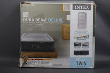Intex Comfort Deluxe Dura-Beam Plush Airbed Mattress with Built-In Pump -- Twin