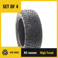 Set Of 4 Used 27555r20 Goodyear Wrangler Ultra Terrain At 113s - 14-1532
