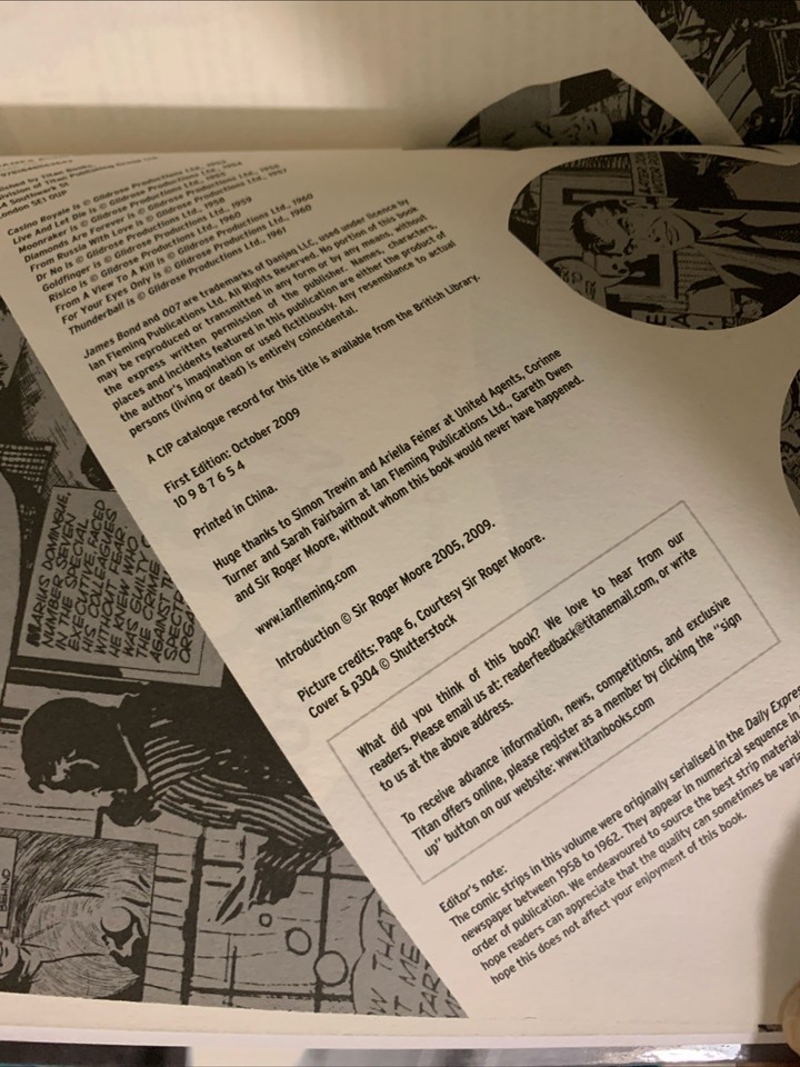 James Bond Omnibus Vol. 1 (Incl. Casino Royale) 1st Edition Ian Fleming ...