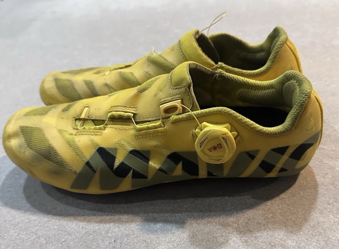 Mavic Cosmic SL Ultimate Road Bike Shoes BOA Yellow EU 40 US 7
