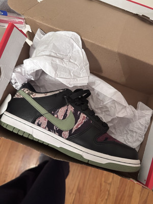 nike dunk low crazy camo gs