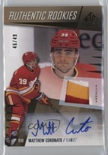 2023 Upper Deck SP Game Used Premium Materials 46/49 Matthew Coronato Auto zy0