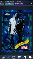 Kingpin Chrome Sapphire Series  1 TOPPS MARVEL COLLECT SR Super Rare DIGITAL