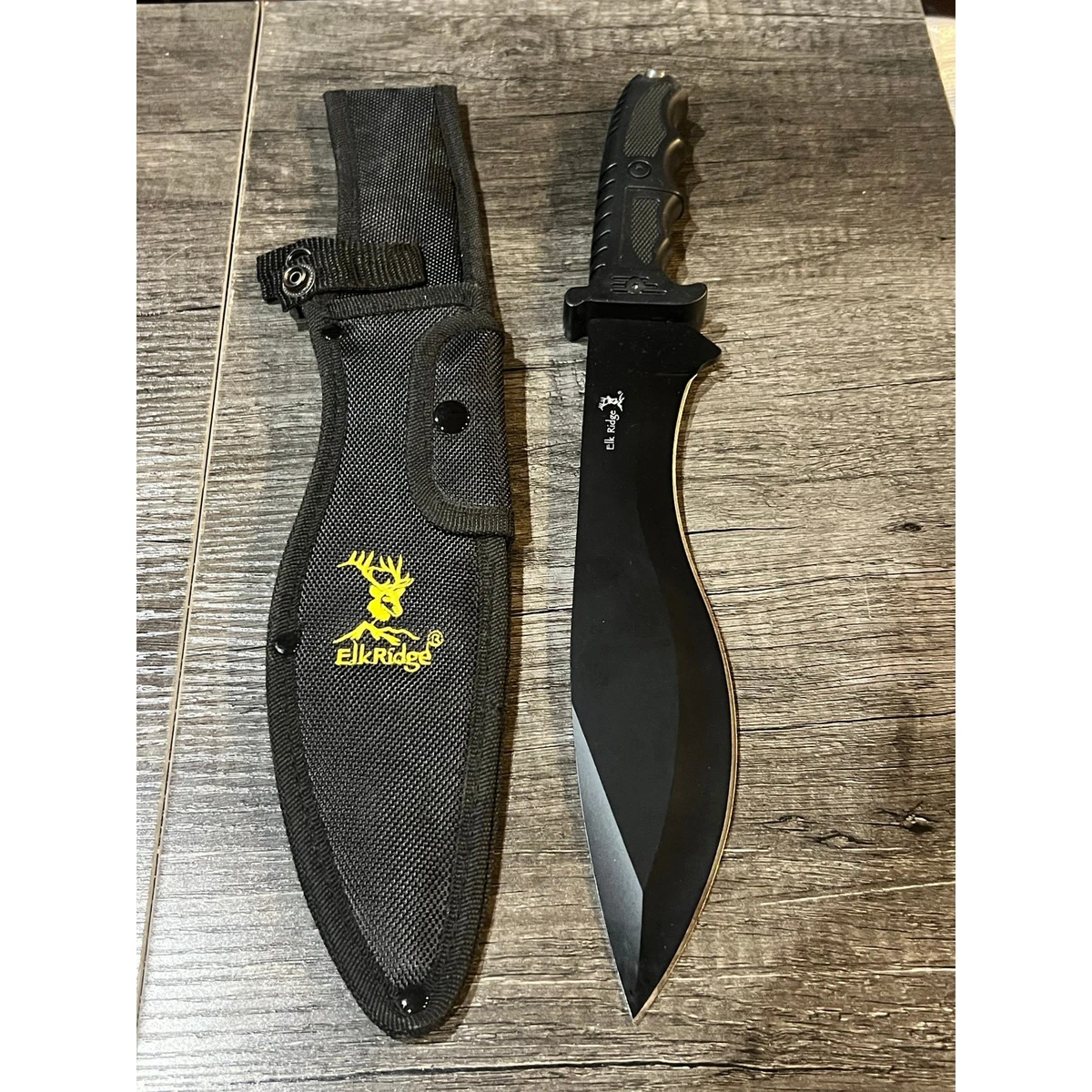 Elk Ridge 固定刀片狩猎刀| eBay