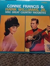 CONNIE FRANCIS & HANK WILLIAMS JR---SING GREAT COUNTRY FAVORITES SE 4251