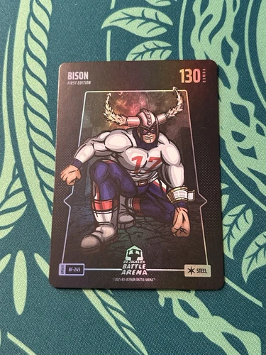 Josh Allen BISON BF-245 Bo Jackson Battle Arena Update 2025 Battle Foil Steel