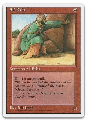 Ali Baba (NM) Fourth Edition 4ED Magic MTG