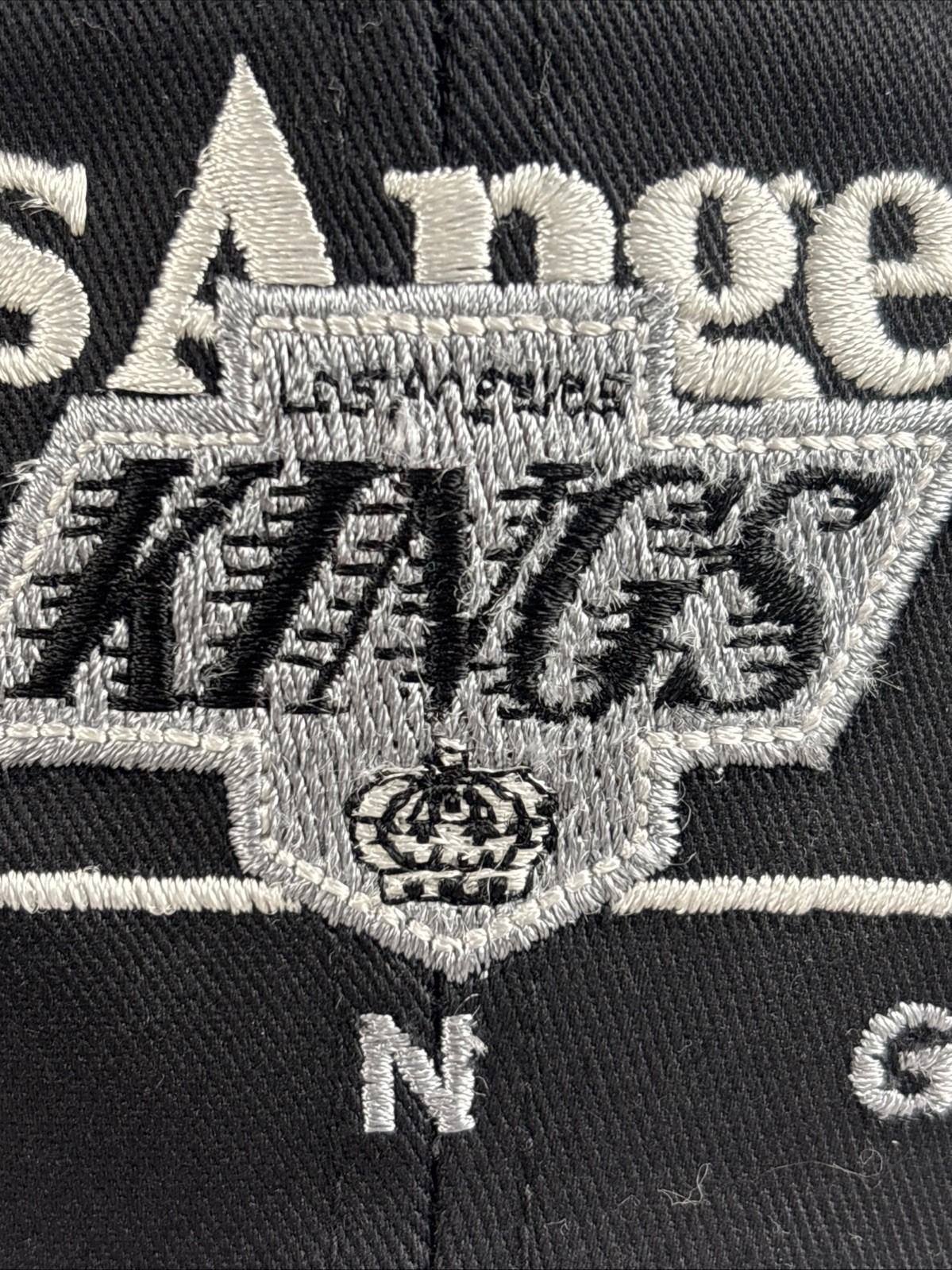 NWT! Vintage Los Angeles Kings Hat Cap Snap Back Black Twins Enterprise NHL NEW!