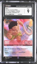 Lorcana - Maui Hero to All Enchanted 212/204 - CGC 9 The First Chapter Mint