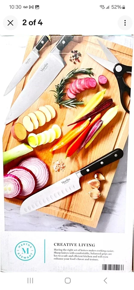 Nuevo Juego de Cubiertos Martha Stewart 14 Piezas Acero Inoxidable - ¡¡Envío Gratis Rápido!!! Foto 2 de 4