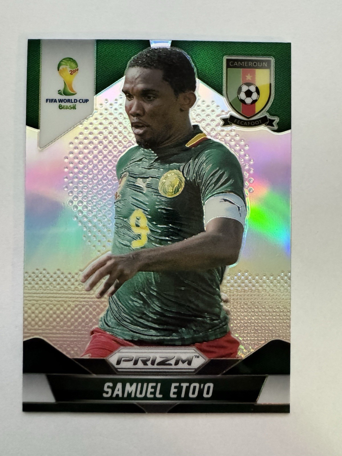 2014 Panini Prizm World Cup - Samuel Eto'o #40 Silver Prizm