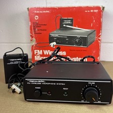 Realistic FM Wireless Microphone System 32-1221R Original Box Radio shack Japan