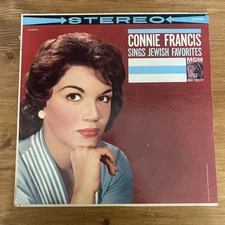 Connie Francis Sings Jewish Favorite Vinyl LP 1960 MGM Stereo E3869
