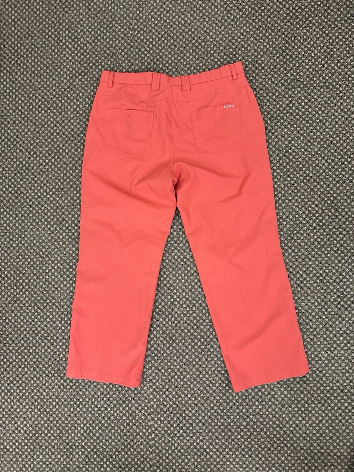 Izod Golf Pants Mens 38x30 Burnt Orange Chinos Performance Slack - Image 4 of 4