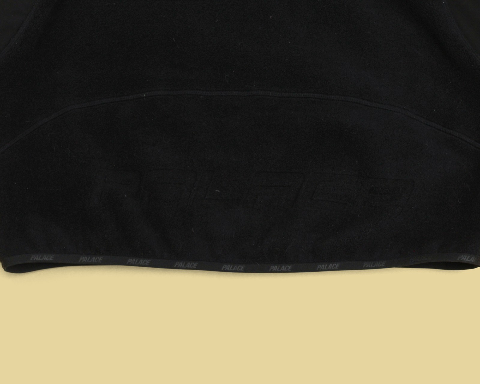 Palace Skateboards Black Polyester Embossed Polartec Duo Fleece Jacket L SS24 thumbnail 6