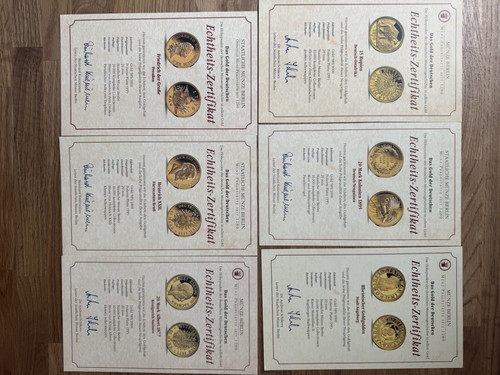 Cassetta porta monete 3 certificati - Foto 11 di 12