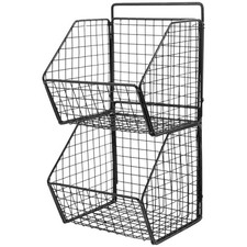 Hanging Storage Basket Kitchen Wall Mount Fruit and Vegetable Baskets