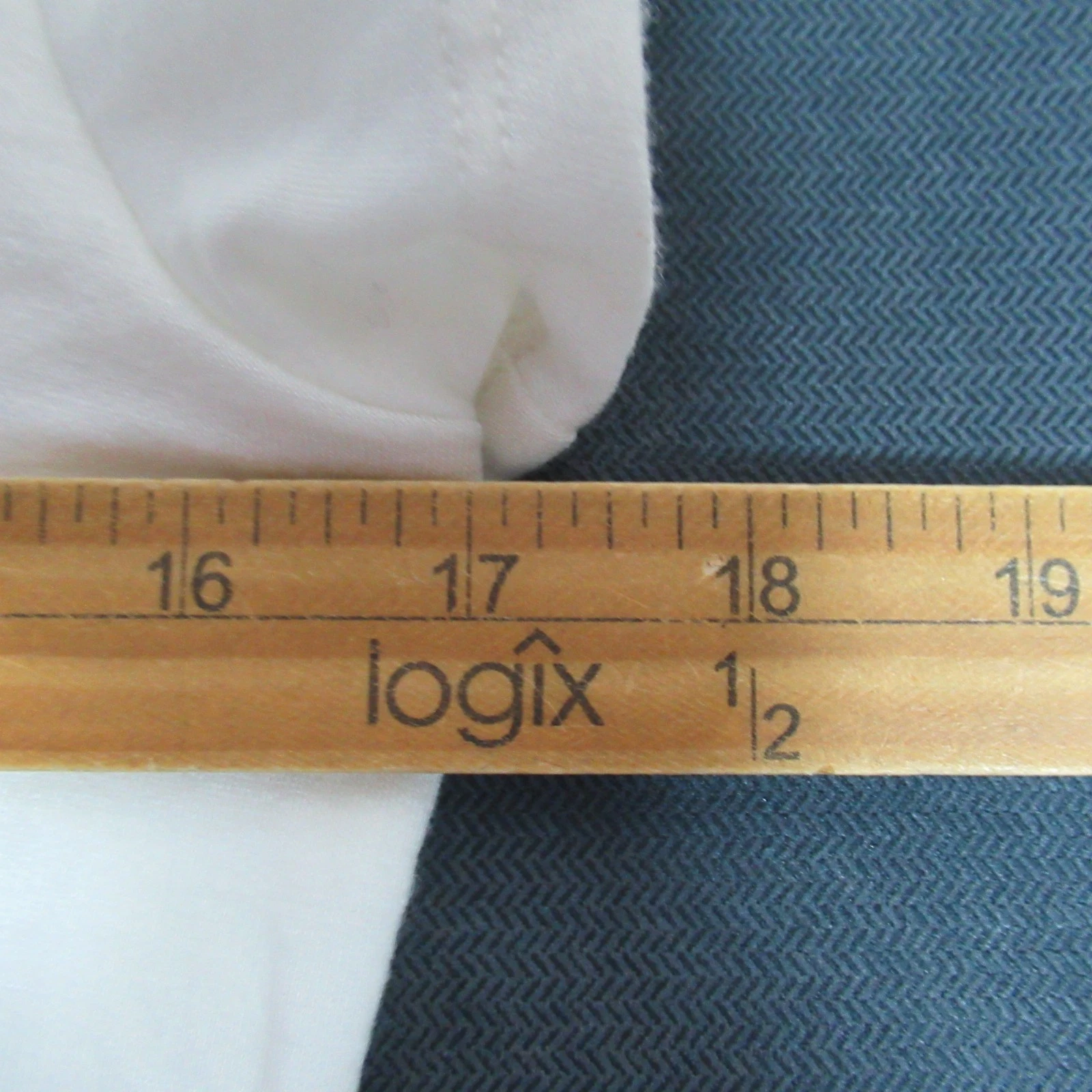 VETEMENTS Popolare 21 Abito Donna Grande Bianco Finto Nodo Top Morbido Preparazione Manica Corta Estivo