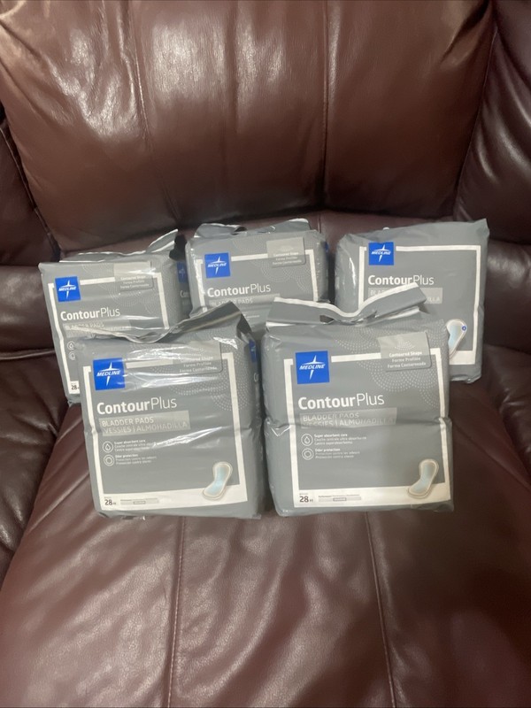 Medline ContourPlus Bladder Control Pads, 5x28 Pc, =140 Ps Ultimate