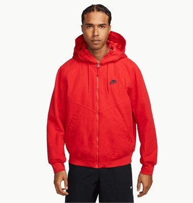 Nike NSW WINDRUNNER CANVAS JACKE Rot MEN´S Size L DX0692-657
