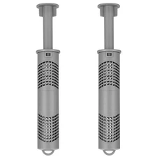 2 Gray Spa Mineral Silver Ion Ag+ Cartridge Filter Sticks for Fresh and Cryst...