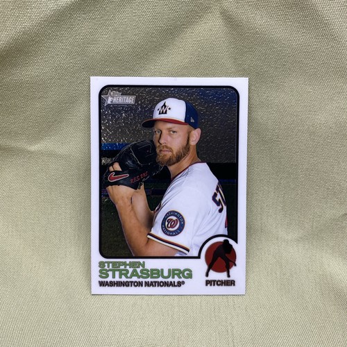 2022 Topps Heritage Chrome #139 Stephen Strasburg Washington Nationals /999🔥