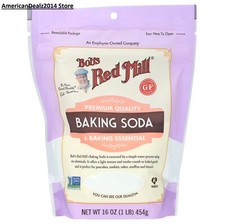 Bob's Red Mill Gluten Free Baking Soda 16 oz  1 lb.  - FRESH NEW STOCK 