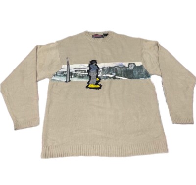 SUPER RARE HTF Webs Original Jeanswear Sweater Hip Hop Mens XL