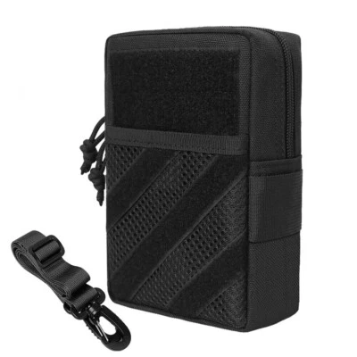 Schwarz Taktisch Molle Gürteltasche Bauchtasche Schultertasche Telefontasche