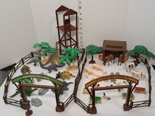 Dinosaurs Farm Animals Play Set 78pc Paleontology Plastic Figures Toys Horses